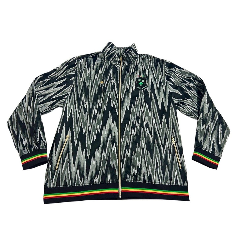 LRG Roots‎ & Equipment Roots People Men's Size 4XL Rasta Track Jacket Full Zip